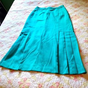 Vintage Green Midi Skirt